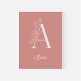 monogram-floral template